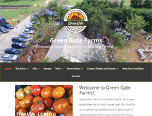 Tablet Screenshot of greengatefarms.net
